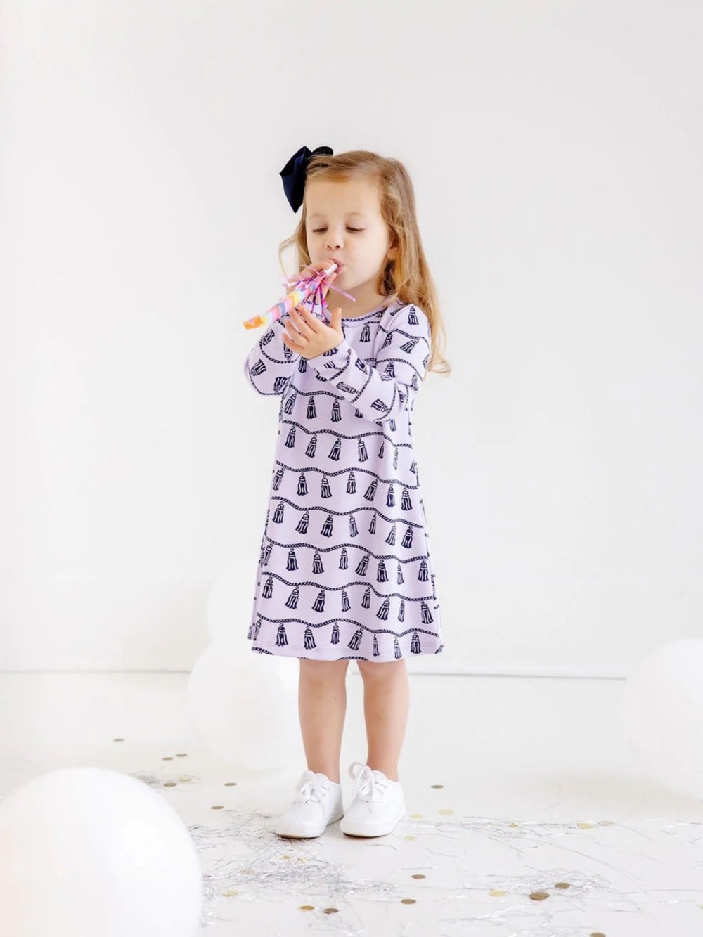 The Beaufort Bonnet Long Sleeve Polly Play Dress - Picture 1 of 6